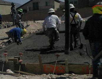 Pouring concrete slab, Concrete patio slab, Concrete slab floor, Concrete slab construction, Monolithic slab